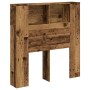 Cabecero armario madera ingeniería envejecida 100x19x104,5 cm by , Lockers and storage cabinets - Ref: Foro24-856876, Price: ...