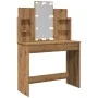 Tocador con luces LED roble artisan 96x40x142 cm von , Schlafzimmerkommoden - Ref: Foro24-857026, Preis: 155,70 €, Rabatt: %