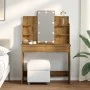 Tocador con luces LED roble artisan 96x40x142 cm von , Schlafzimmerkommoden - Ref: Foro24-857026, Preis: 155,70 €, Rabatt: %