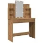 Tocador con luces LED roble artisan 96x40x142 cm von , Schlafzimmerkommoden - Ref: Foro24-857026, Preis: 155,70 €, Rabatt: %
