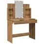 Tocador con luces LED roble artisan 96x40x142 cm von , Schlafzimmerkommoden - Ref: Foro24-857026, Preis: 155,70 €, Rabatt: %