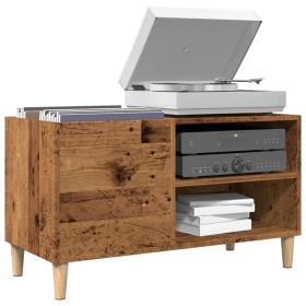 Mueble para discos madera ingeniería envejecida 84,5x38x48 cm von , Schränke und Lagerung - Ref: Foro24-857163, Preis: 70,26 ...