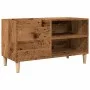 Mueble para discos madera ingeniería envejecida 84,5x38x48 cm by , Closets and storage - Ref: Foro24-857163, Price: 68,99 €, ...