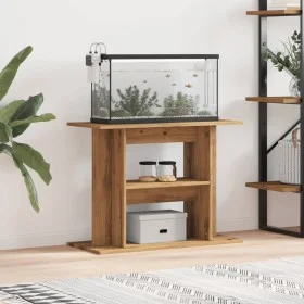 Soporte de acuario madera ingeniería roble artisan 80x35x60 cm by , Aquarium supports - Ref: Foro24-857273, Price: 69,60 €, D...
