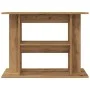 Soporte de acuario madera ingeniería roble artisan 80x35x60 cm de , Soportes para acuarios - Ref: Foro24-857273, Precio: 69,6...