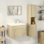 Set de muebles de baño 3 pzas madera contrachapada roble Sonoma von , Badezimmermöbel - Ref: Foro24-3324993, Preis: 114,03 €,...