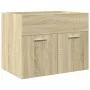 Set de muebles de baño 3 pzas madera contrachapada roble Sonoma von , Badezimmermöbel - Ref: Foro24-3324993, Preis: 114,03 €,...