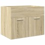 Set de muebles de baño 3 pzas madera contrachapada roble Sonoma von , Badezimmermöbel - Ref: Foro24-3324993, Preis: 117,39 €,...