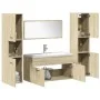 Juego de muebles de baño 5 pzas madera ingeniería roble Sonoma by , Bathroom furniture - Ref: Foro24-3325012, Price: 326,11 €...