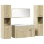 Juego de muebles de baño 5 pzas madera ingeniería roble Sonoma by , Bathroom furniture - Ref: Foro24-3325012, Price: 326,11 €...