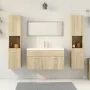 Juego de muebles de baño 5 pzas madera ingeniería roble Sonoma by , Bathroom furniture - Ref: Foro24-3325012, Price: 326,11 €...