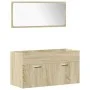 Juego de muebles de baño 5 pzas madera ingeniería roble Sonoma by , Bathroom furniture - Ref: Foro24-3325012, Price: 326,11 €...
