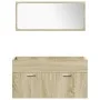 Juego de muebles de baño 5 pzas madera ingeniería roble Sonoma by , Bathroom furniture - Ref: Foro24-3325012, Price: 326,11 €...
