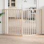Puerta para perros plegable 2 paneles madera de álamo 160 cm von , Hundehütten und Zäune - Ref: Foro24-352178, Preis: 44,13 €...