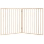 Puerta para perros plegable 2 paneles madera de álamo 160 cm von , Hundehütten und Zäune - Ref: Foro24-352178, Preis: 44,13 €...