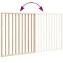 Puerta para perros plegable 2 paneles madera de álamo 160 cm by , Dog kennels and fences - Ref: Foro24-352178, Price: 44,08 €...