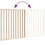 Puerta para perros plegable 2 paneles madera de álamo 160 cm von , Hundehütten und Zäune - Ref: Foro24-352178, Preis: 44,13 €...