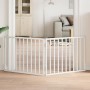 Puerta para perros plegable 2 paneles madera álamo blanca 160cm von , Hundehütten und Zäune - Ref: Foro24-352184, Preis: 45,0...