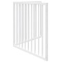 Puerta para perros plegable 2 paneles madera álamo blanca 160cm von , Hundehütten und Zäune - Ref: Foro24-352184, Preis: 45,0...