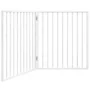 Puerta para perros plegable 2 paneles madera álamo blanca 160cm by , Dog kennels and fences - Ref: Foro24-352186, Price: 54,7...