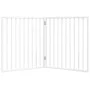 Puerta para perros plegable 2 paneles madera álamo blanca 160cm by , Dog kennels and fences - Ref: Foro24-352186, Price: 54,7...