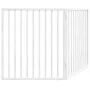 Puerta para perros plegable 2 paneles madera álamo blanca 160cm by , Dog kennels and fences - Ref: Foro24-352186, Price: 54,7...