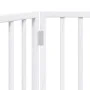 Puerta para perros plegable 2 paneles madera álamo blanca 160cm by , Dog kennels and fences - Ref: Foro24-352186, Price: 54,7...