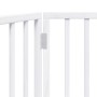 Puerta para perros plegable 2 paneles madera álamo blanca 160cm by , Dog kennels and fences - Ref: Foro24-352186, Price: 56,1...
