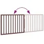 Puerta para perros plegable 2 paneles madera álamo marrón 160cm von , Hundehütten und Zäune - Ref: Foro24-352200, Preis: 41,2...