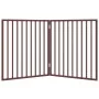 Puerta para perros plegable 2 paneles madera álamo marrón 160cm de , Casetas y cercados para perros - Ref: Foro24-352202, Pre...