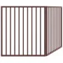 Puerta para perros plegable 2 paneles madera álamo marrón 160cm de , Casetas y cercados para perros - Ref: Foro24-352202, Pre...
