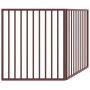 Puerta para perros plegable 2 paneles madera álamo marrón 160cm von , Hundehütten und Zäune - Ref: Foro24-352202, Preis: 54,9...