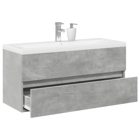 Set muebles de baño 2 piezas madera contrachapada gris hormigón von , Badezimmermöbel - Ref: Foro24-3324911, Preis: 294,28 €,...