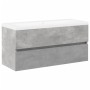 Set muebles de baño 2 piezas madera contrachapada gris hormigón von , Badezimmermöbel - Ref: Foro24-3324911, Preis: 294,28 €,...