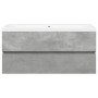 Set muebles de baño 2 piezas madera contrachapada gris hormigón von , Badezimmermöbel - Ref: Foro24-3324911, Preis: 294,28 €,...