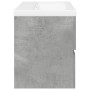Set muebles de baño 2 piezas madera contrachapada gris hormigón von , Badezimmermöbel - Ref: Foro24-3324911, Preis: 294,28 €,...