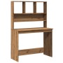 Escritorio estantes madera roble artisian 102x45x148 cm de , Escritorios - Ref: Foro24-855835, Precio: 90,06 €, Descuento: %