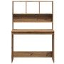 Escritorio estantes madera roble artisian 102x45x148 cm de , Escritorios - Ref: Foro24-855835, Precio: 90,06 €, Descuento: %