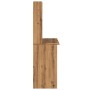 Escritorio estantes madera roble artisian 102x45x148 cm de , Escritorios - Ref: Foro24-855835, Precio: 90,06 €, Descuento: %
