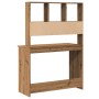 Escritorio estantes madera roble artisian 102x45x148 cm de , Escritorios - Ref: Foro24-855835, Precio: 90,06 €, Descuento: %