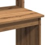 Escritorio estantes madera roble artisian 102x45x148 cm de , Escritorios - Ref: Foro24-855835, Precio: 90,06 €, Descuento: %