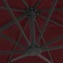 Cantilever parasol with burgundy red aluminum pole 400x300cm by vidaXL, Umbrellas - Ref: Foro24-312315, Price: 308,20 €, Disc...