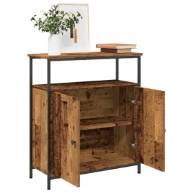 Aparador de madera de ingeniería madera envejecida 70x30x80 cm by , Sideboards - Ref: Foro24-857472, Price: 72,61 €, Discount: %