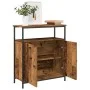 Aparador de madera de ingeniería madera envejecida 70x30x80 cm by , Sideboards - Ref: Foro24-857472, Price: 74,29 €, Discount: %