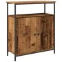 Aparador de madera de ingeniería madera envejecida 70x30x80 cm by , Sideboards - Ref: Foro24-857472, Price: 74,29 €, Discount: %