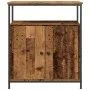 Aparador de madera de ingeniería madera envejecida 70x30x80 cm by , Sideboards - Ref: Foro24-857472, Price: 74,29 €, Discount: %