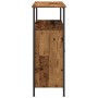 Aparador de madera de ingeniería madera envejecida 70x30x80 cm von , Sideboards - Ref: Foro24-857472, Preis: 74,29 €, Rabatt: %