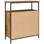 Aparador de madera de ingeniería madera envejecida 70x30x80 cm by , Sideboards - Ref: Foro24-857472, Price: 74,29 €, Discount: %