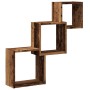Estante pared de cubo madera ingeniería envejecida 68x15x68cm by , Shelves and shelves - Ref: Foro24-855814, Price: 30,00 €, ...
