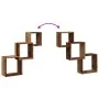 Estante pared de cubo madera ingeniería envejecida 68x15x68cm by , Shelves and shelves - Ref: Foro24-855814, Price: 29,66 €, ...